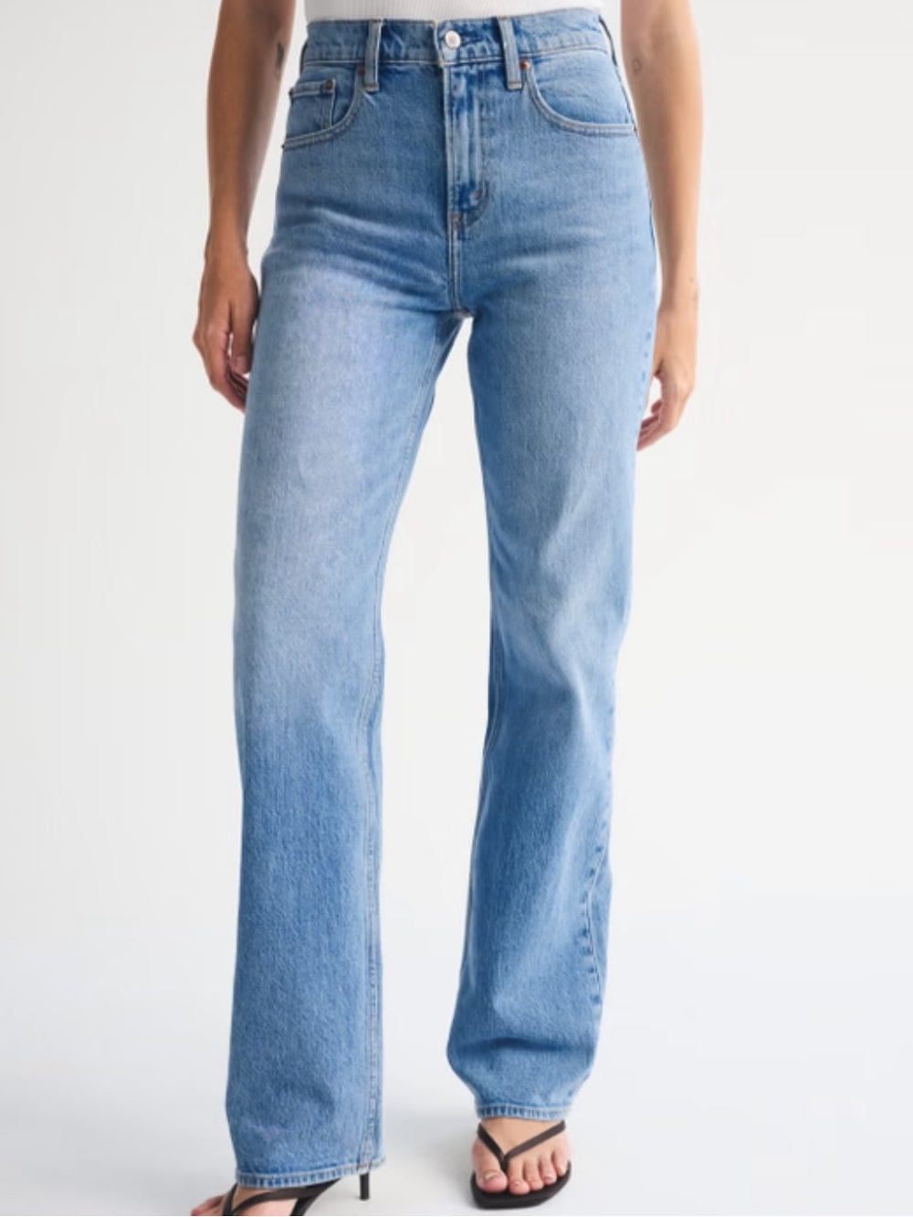 Abercrombie & Fitch Light Blue Flare Jeans